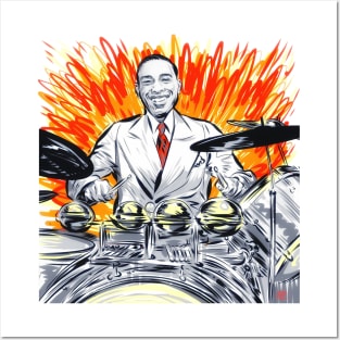 Chick Webb - An illustration by Paul Cemmick Posters and Art